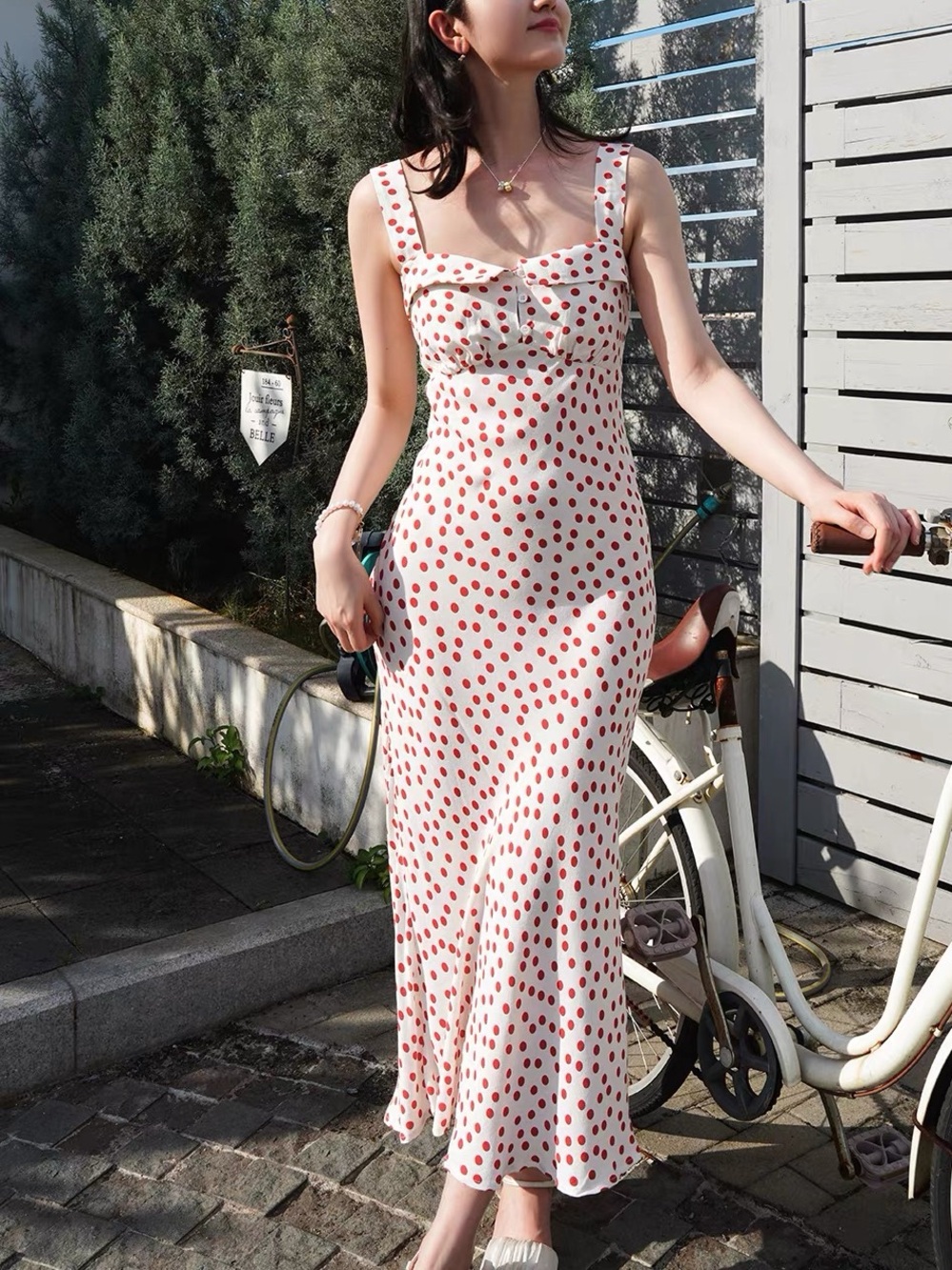 Polka Dot Summer Dress 100% Viscose